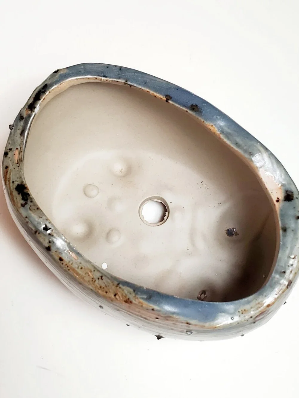 Handmade Speckled Art Pottery Ceramic Planter